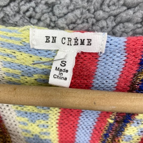 Anthropologie EN CREME Boho Women's Sweater Bell Sleeves Size Small EUC - Picture 3 of 8